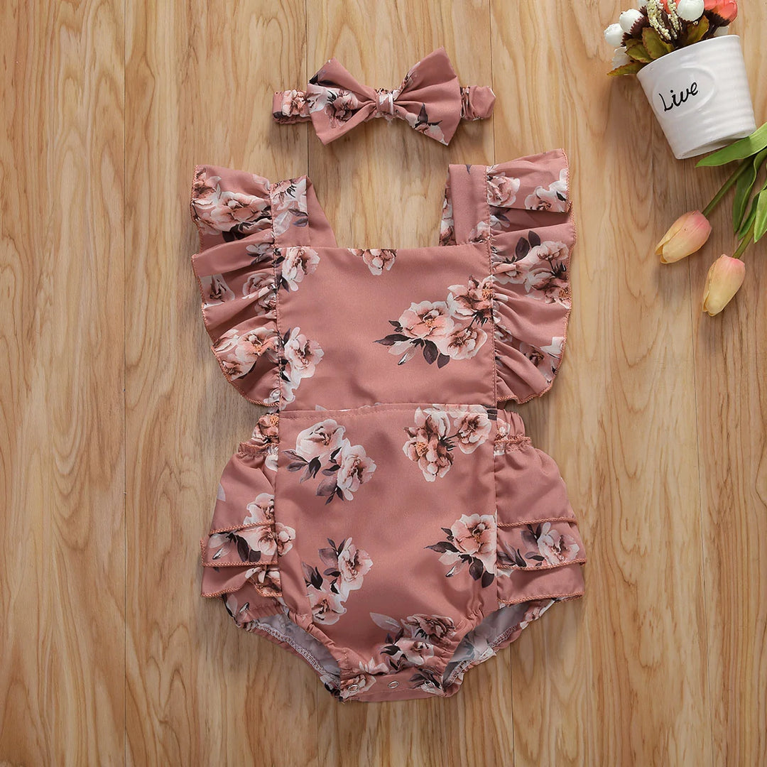Baby Girl Floral Romper