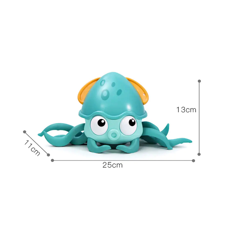 OctoSplash - Wind-Up Bath and Land Toy