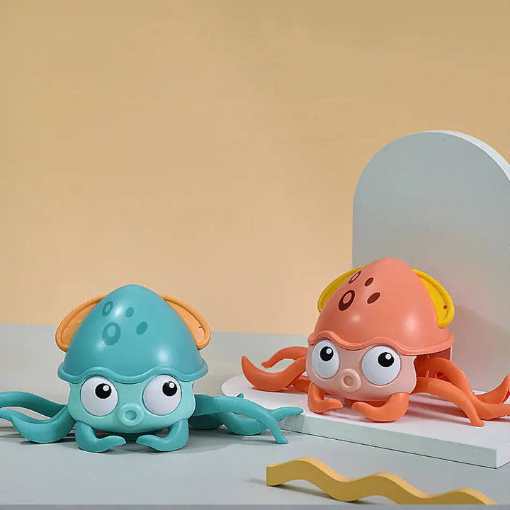 OctoSplash - Wind-Up Bath and Land Toy